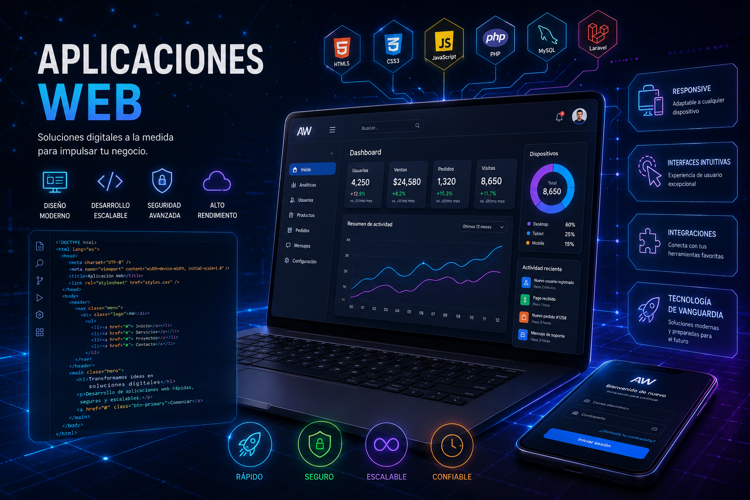 Desarrollo de aplicaciones web AWORDS